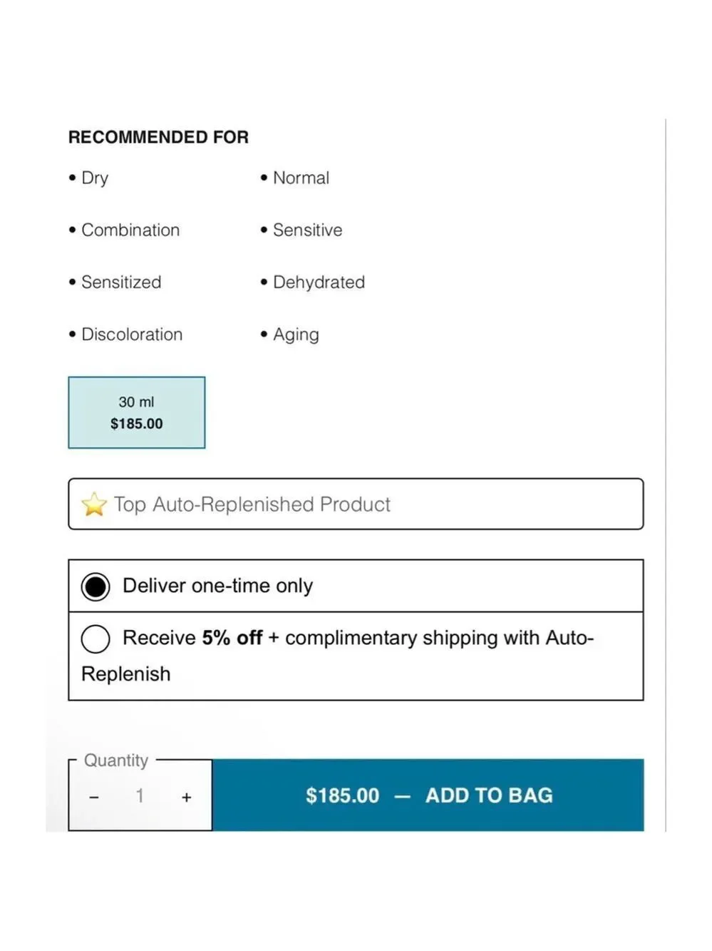 SkinCeuticals CE Ferulic Serum $185 1oz.
